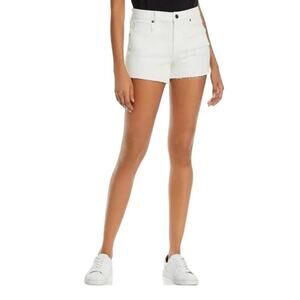 Blank NYC the Essex womens sz 24 white classic cut off jean shorts new